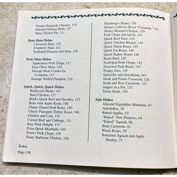 Quick Crockery Cooking Slow Cooker Recipes Cookbook Cyndi Duncan 1997 - Picture 7 of 11